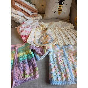 Vintage baby or doll clothes 7 peices total